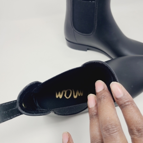 Sam Edelman | Women's Classic Black Tinsley Rain Booties (US Size 11M) - Picture 8 of 12